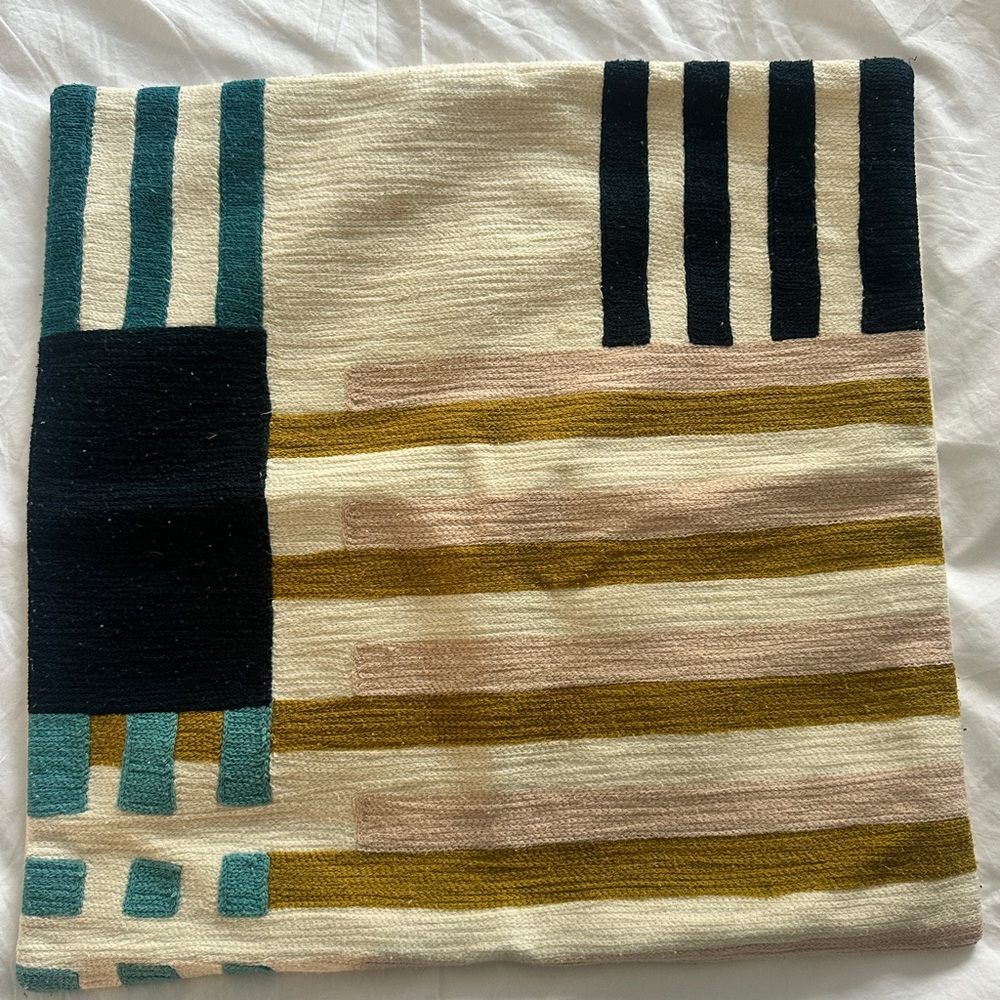 Geometric Patterned Throw Pillow Cover
